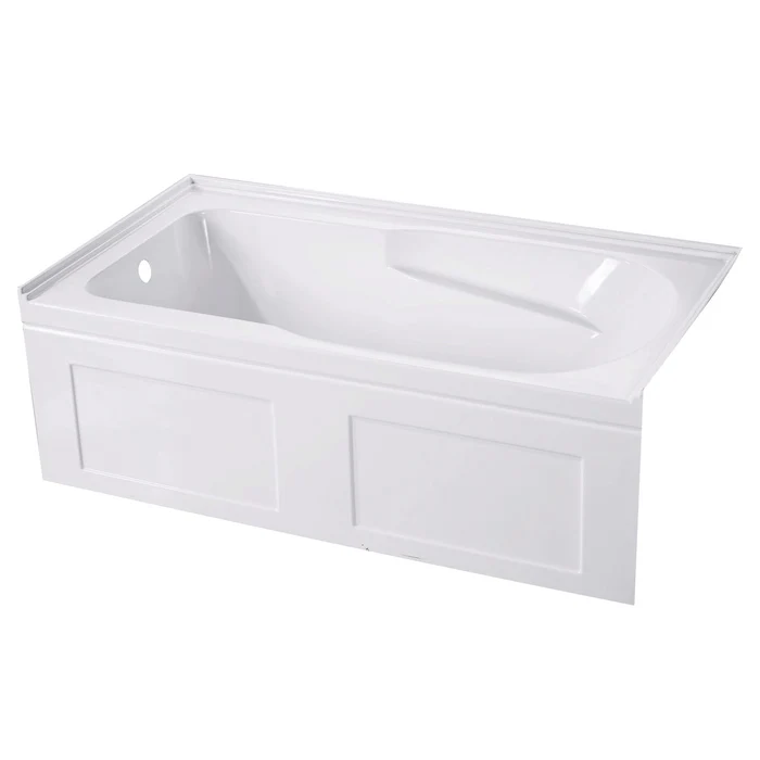 Alcove bathtub
